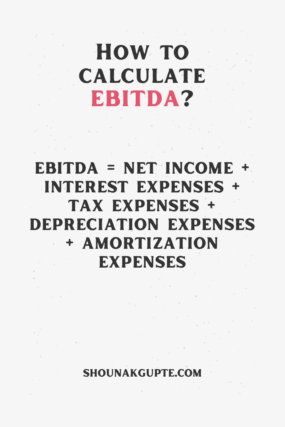 EBITDA Formula - How To Calculate EBITDA